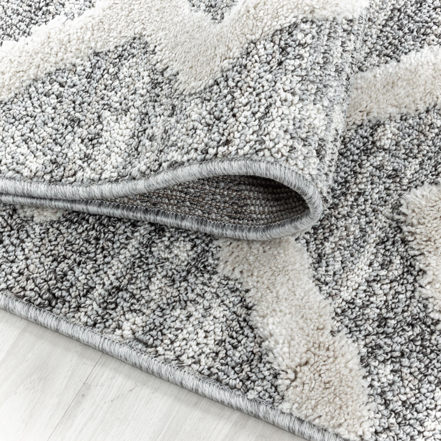 Modern Designer Elegante Teppich, Hoch-Tief Effekt 3D Boho Teppich, Pflegeleicht
