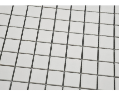 Keramisch mozaïek 30 x 32,8 cm wit glanzend