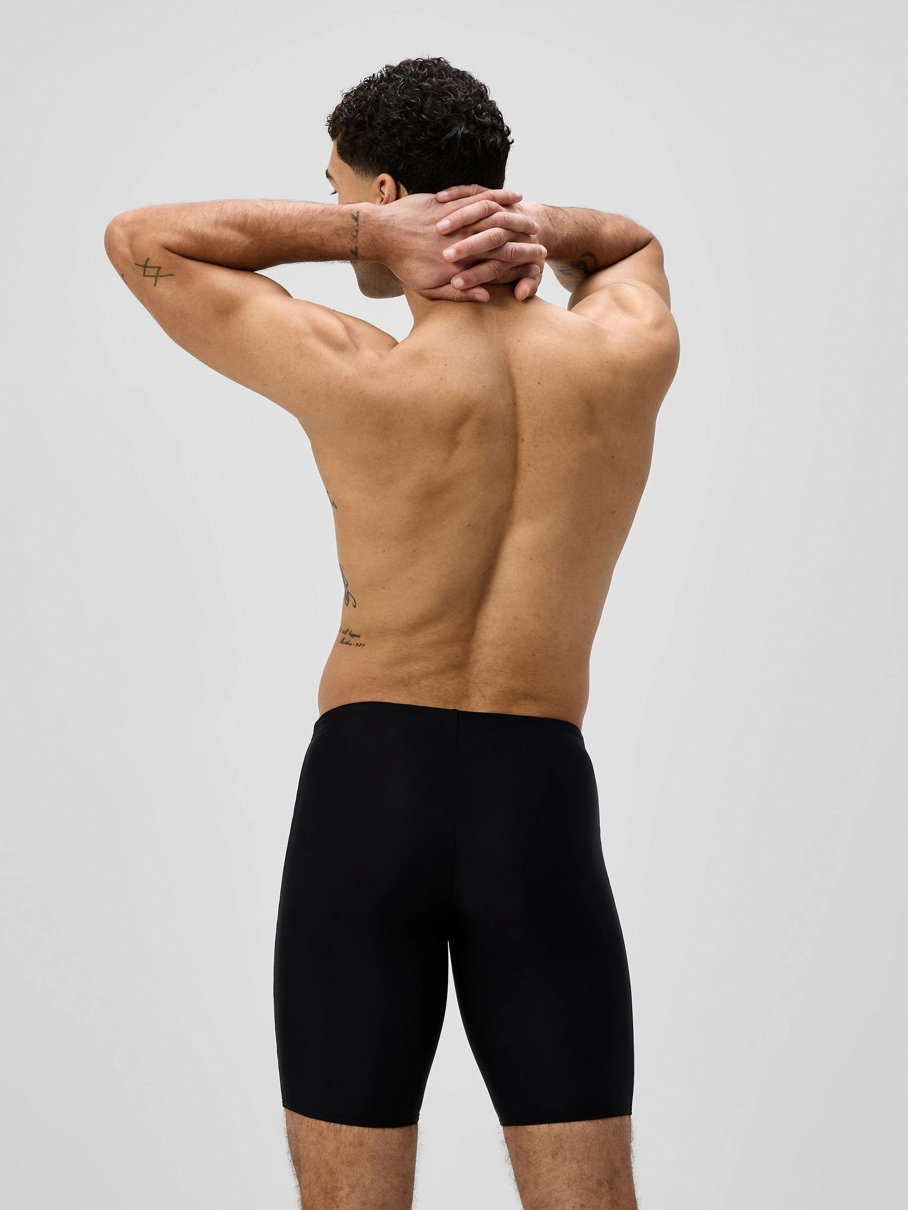 Zwart - Speedo Medley Jammer zwemshorts met logo voor heren