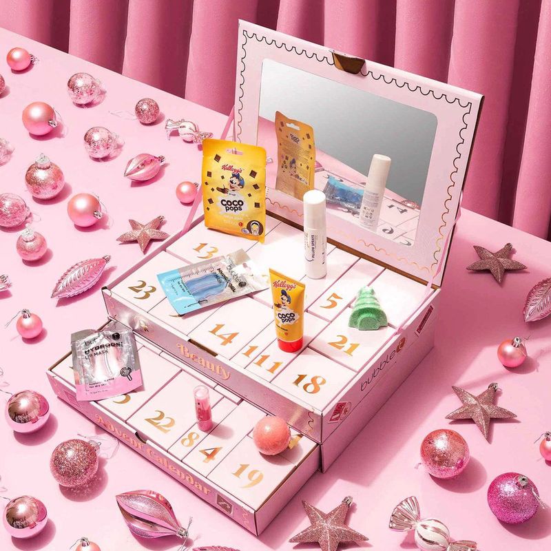 Bubble T Cosmetics - Adventskalender - Big Beauty Box - 24 Vensters - Luxe Verzorgingsproducten