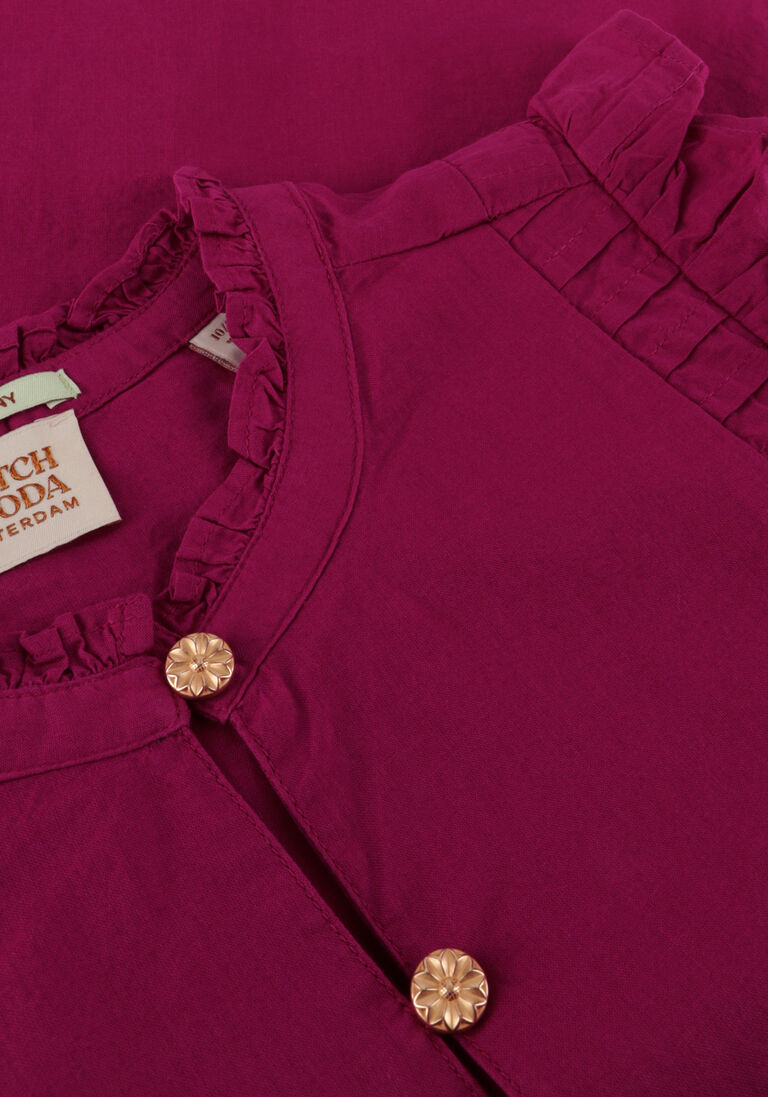 SCOTCH & SODA roze scotch & soda top sleeveless lightweight cotton top