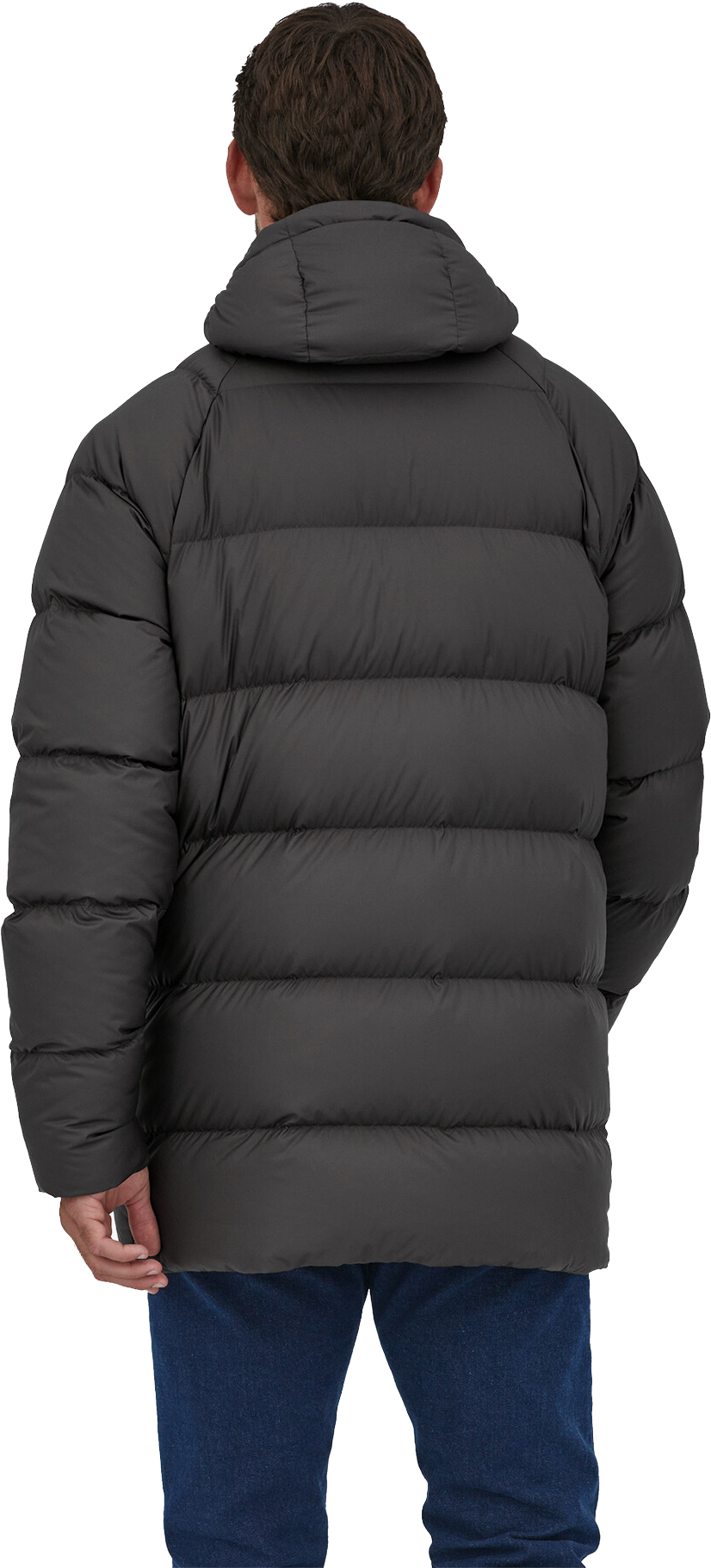 Silent Down Parka Herre Ink Black