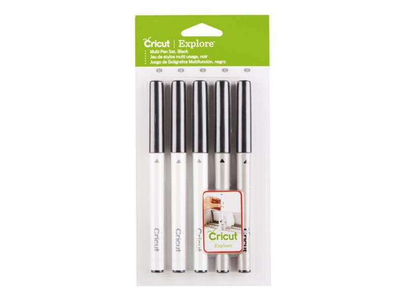 Cricut Stifteset Schwarz Stifte zum Schreiben und Zeichnen mit Cricut Schneideplottern