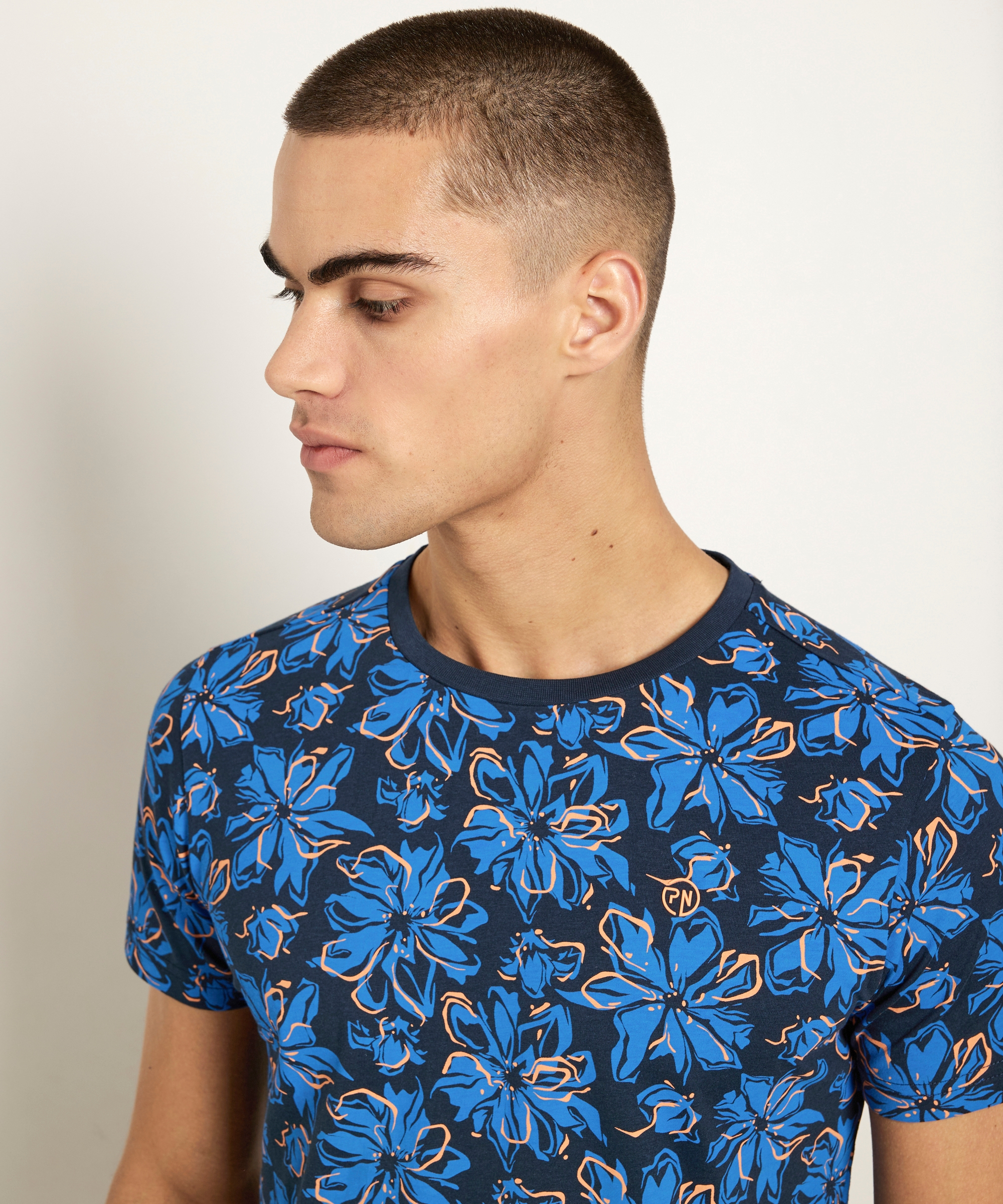 jersey t-shirt bloemenprint