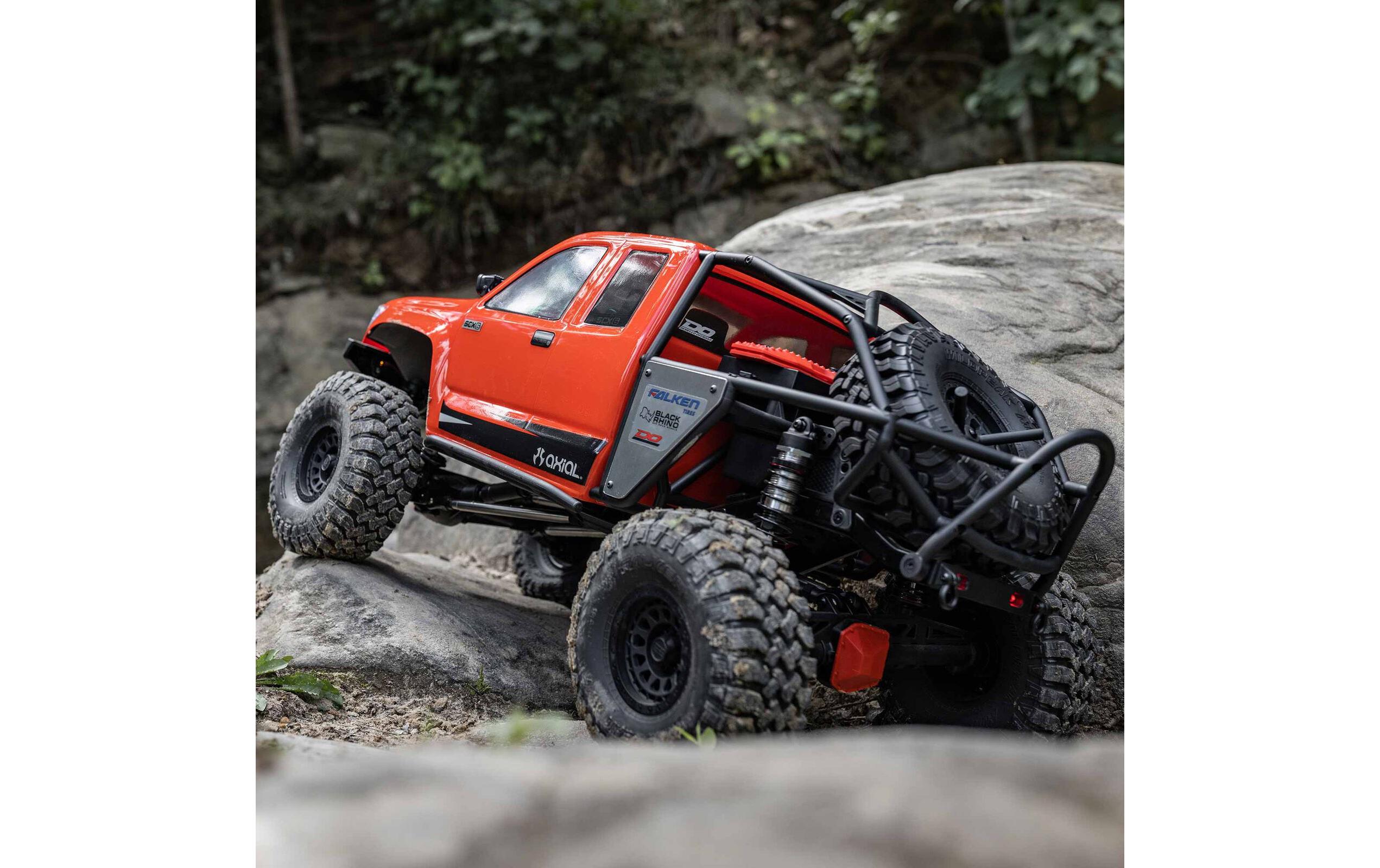 Rock Crawler SCX6 Trail Honcho 4WD Rot, ARTR, 1:6<br>Grosser Rock Crawler mit leistungsstarken Spektrum Komponenten