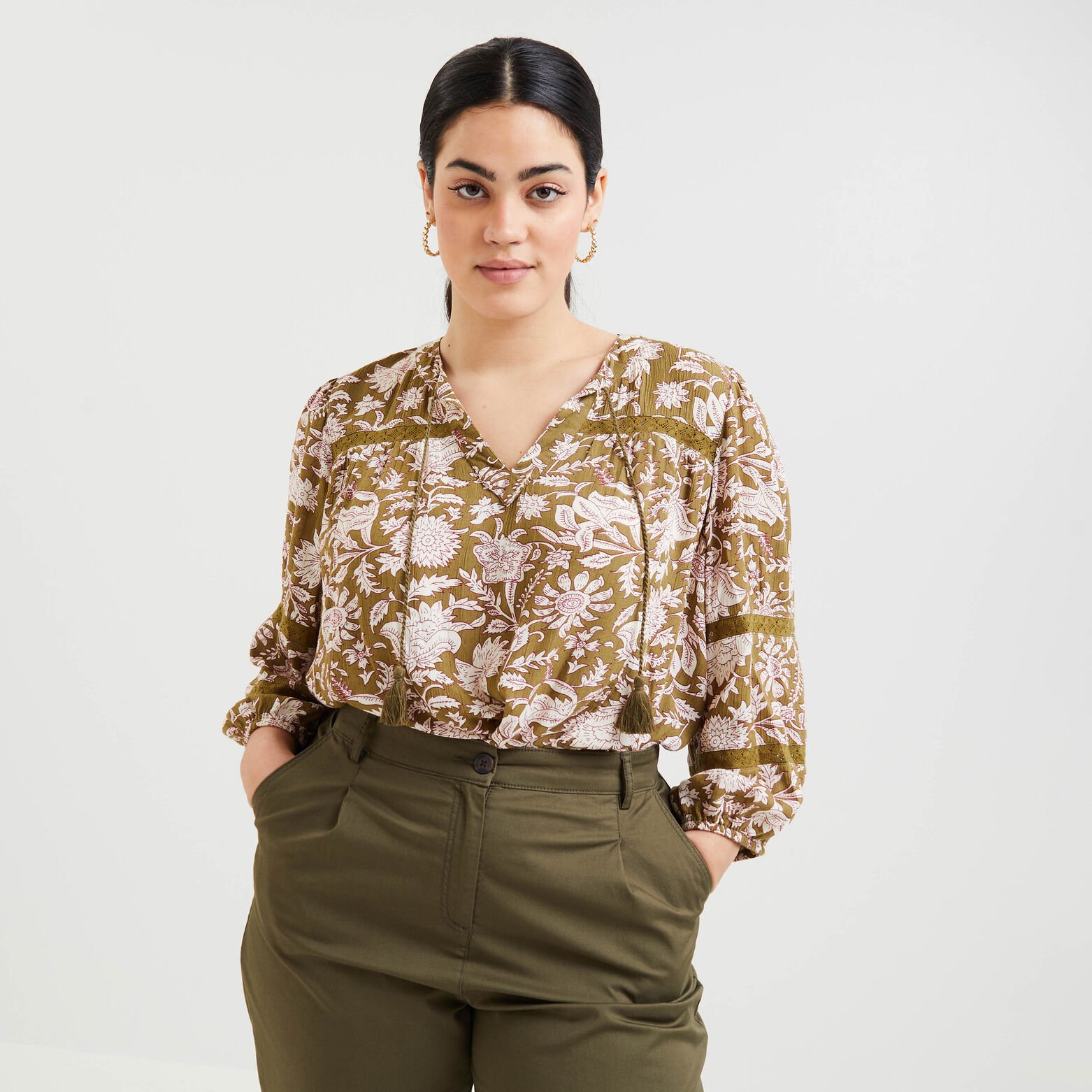 Blouse imprimée femme