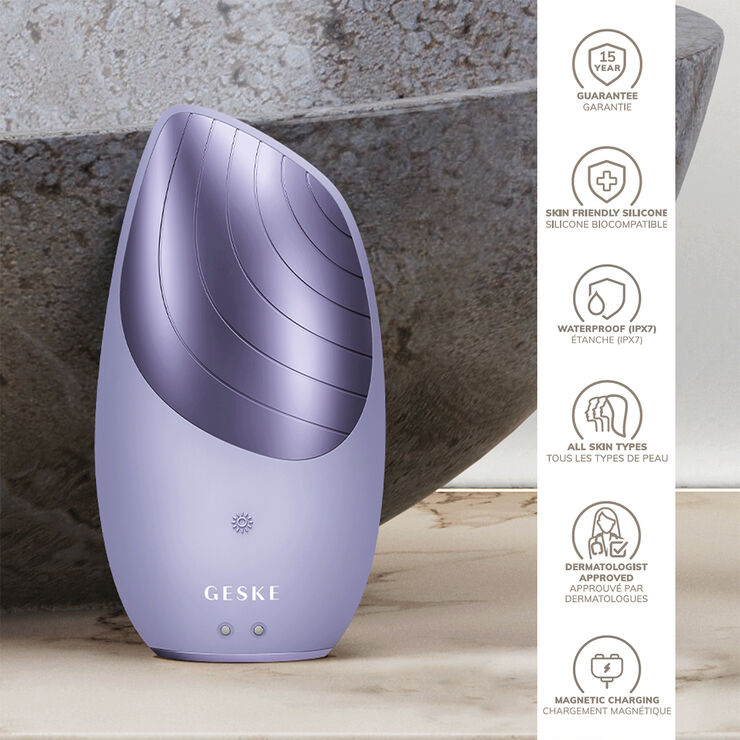 GESKE Sonic Thermo Facial Brush | 6 in 1