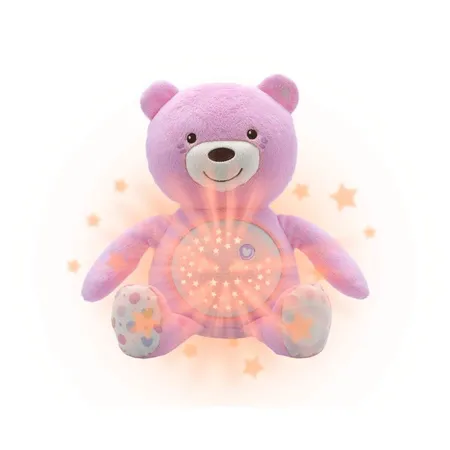 Chicco Bär Projektor mit Musik rosa