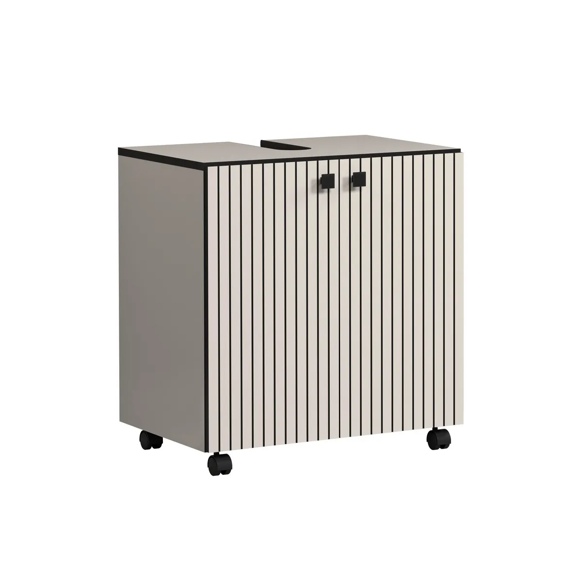 EPIKASA Meuble sous lavabo Pure gris