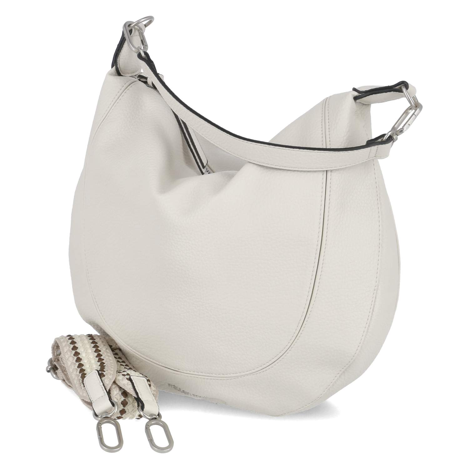 Fräulein Frida Hobo Bag - ecru