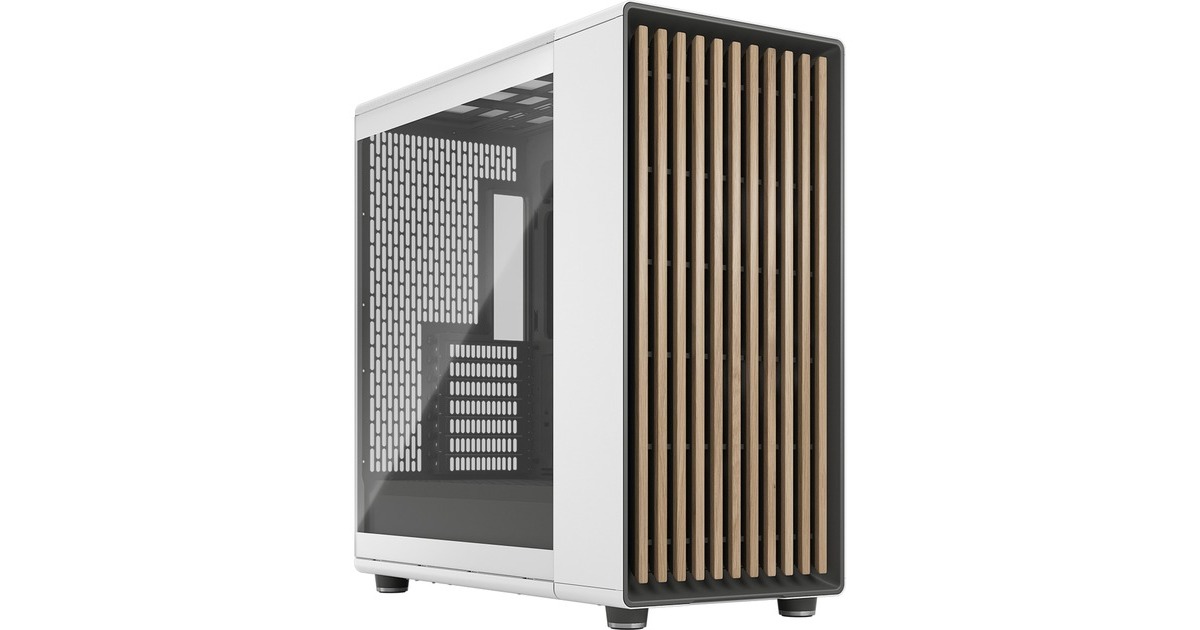 Fractal DesignNorth XL midi tower behuizing  (Wit | 2x USB-A | 1x USB-C | Tempered Glass)