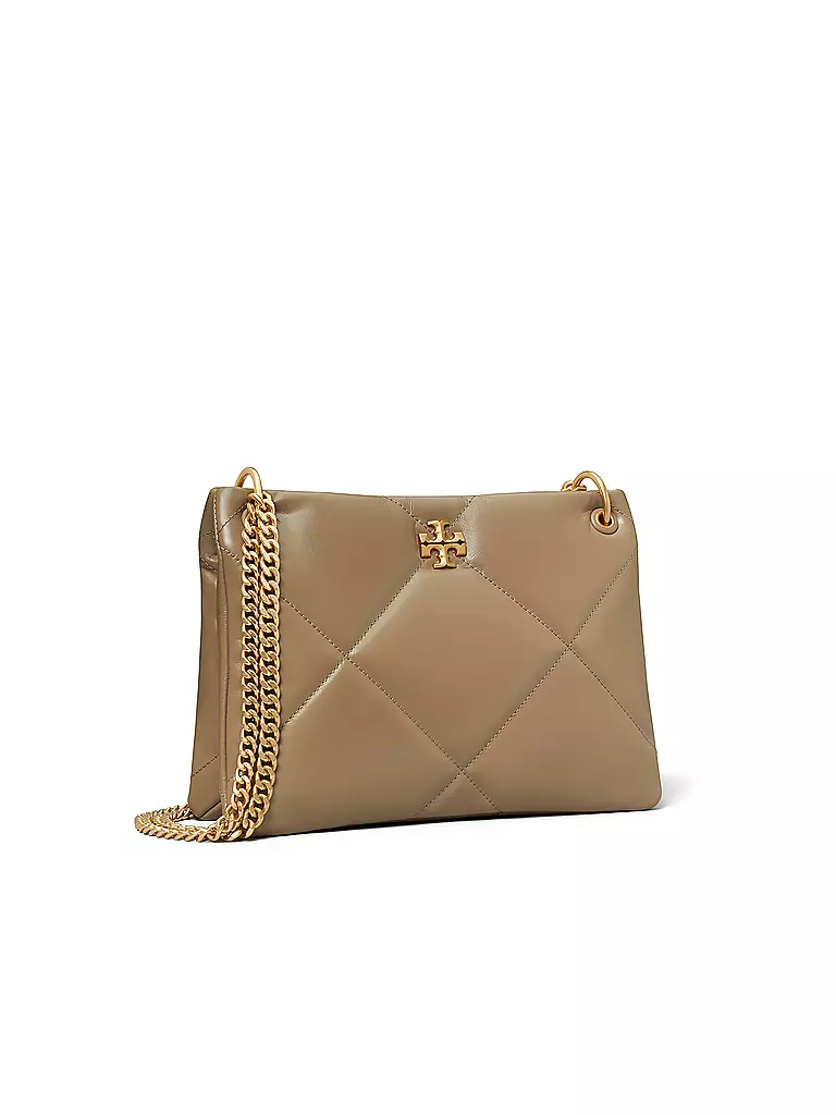 TORY BURCH Ledertasche - Umhängetasche KIRA Small beige
