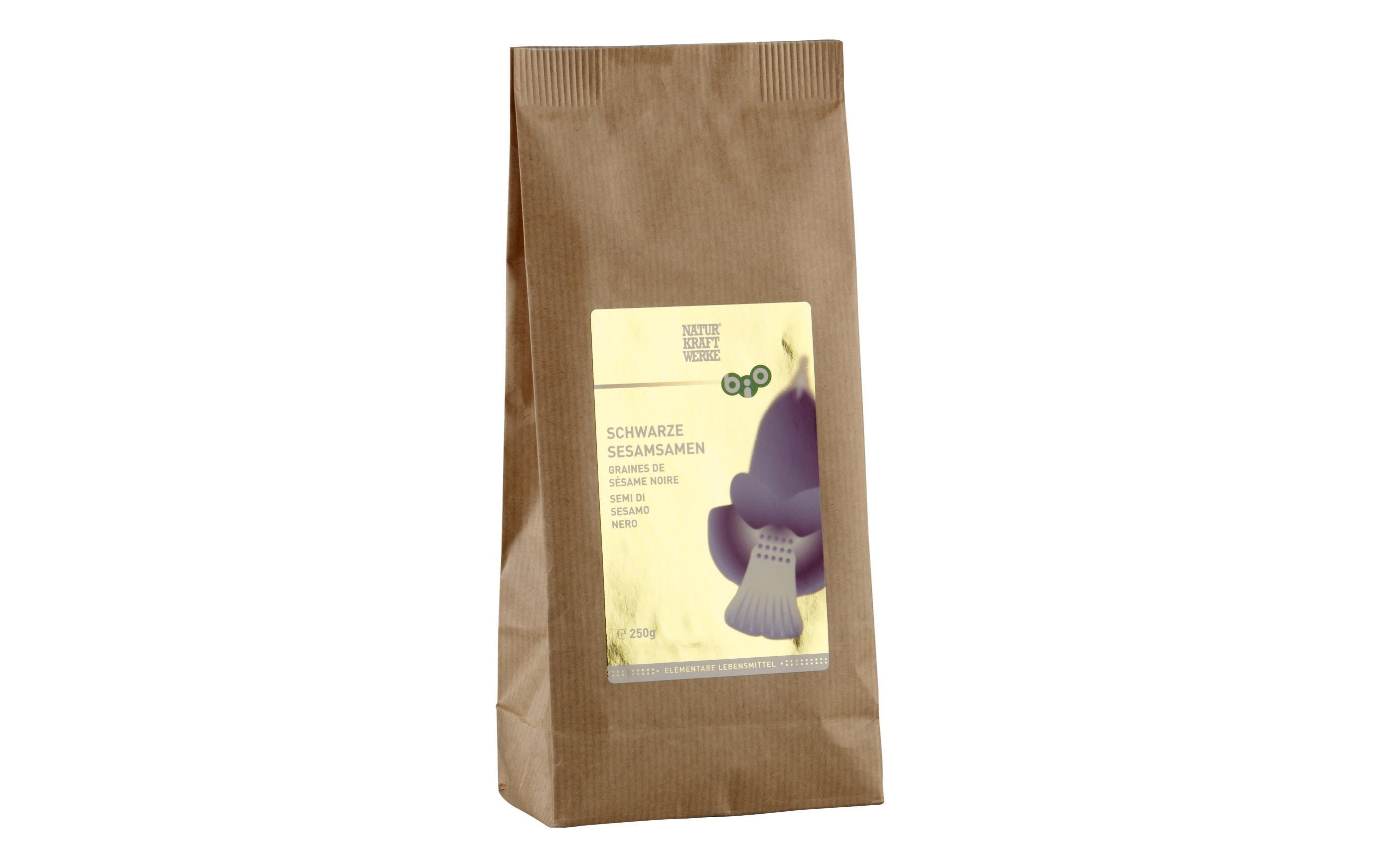 Schwarze Sesamsamen 250 gSchwarzer Bio Sesam