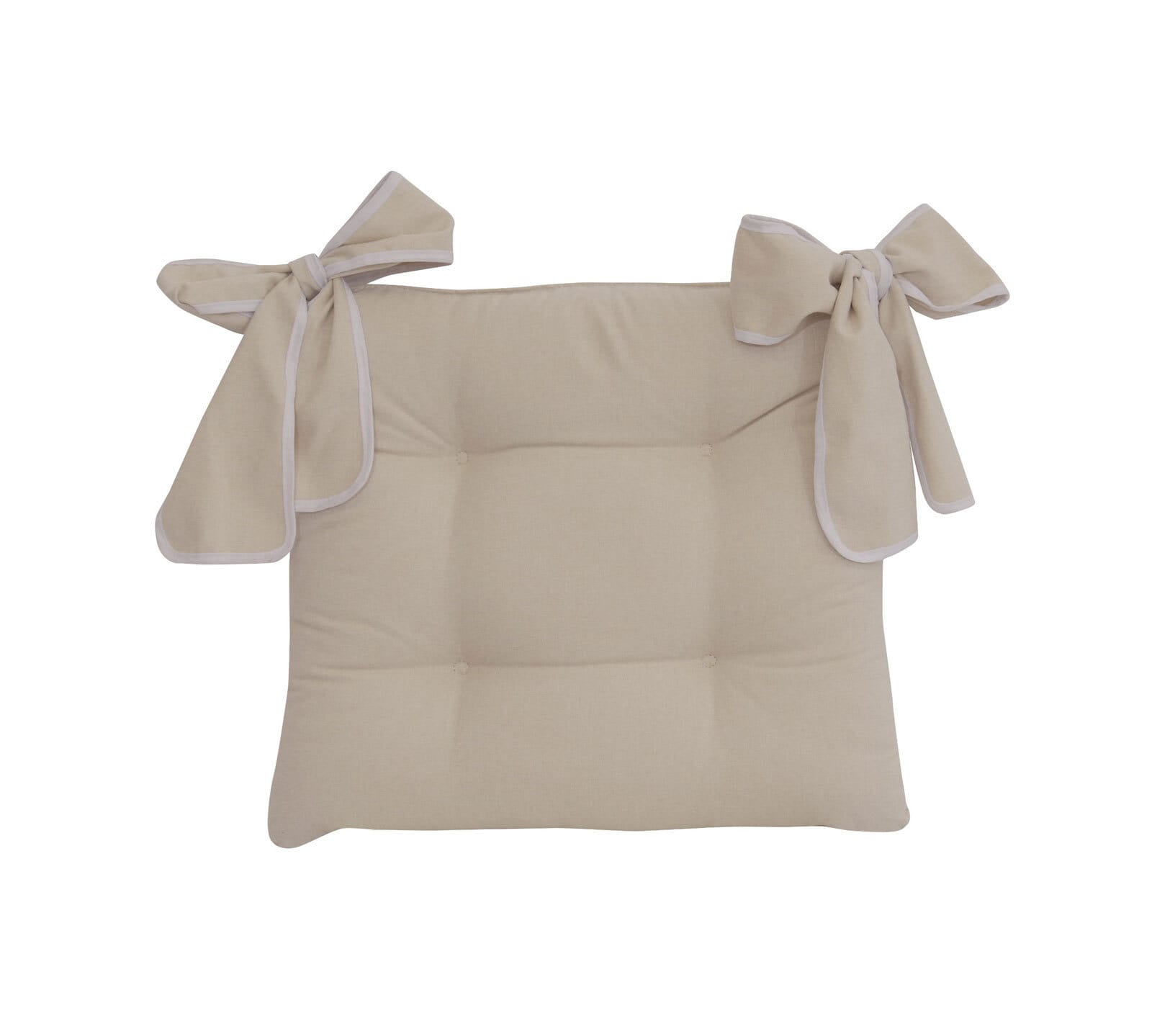 Rattan-Stuhlkissen Sunday 44x48x8 cm grau