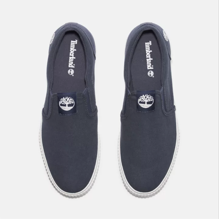 Basket basse sans lacets Mylo Bay pour homme en bleu