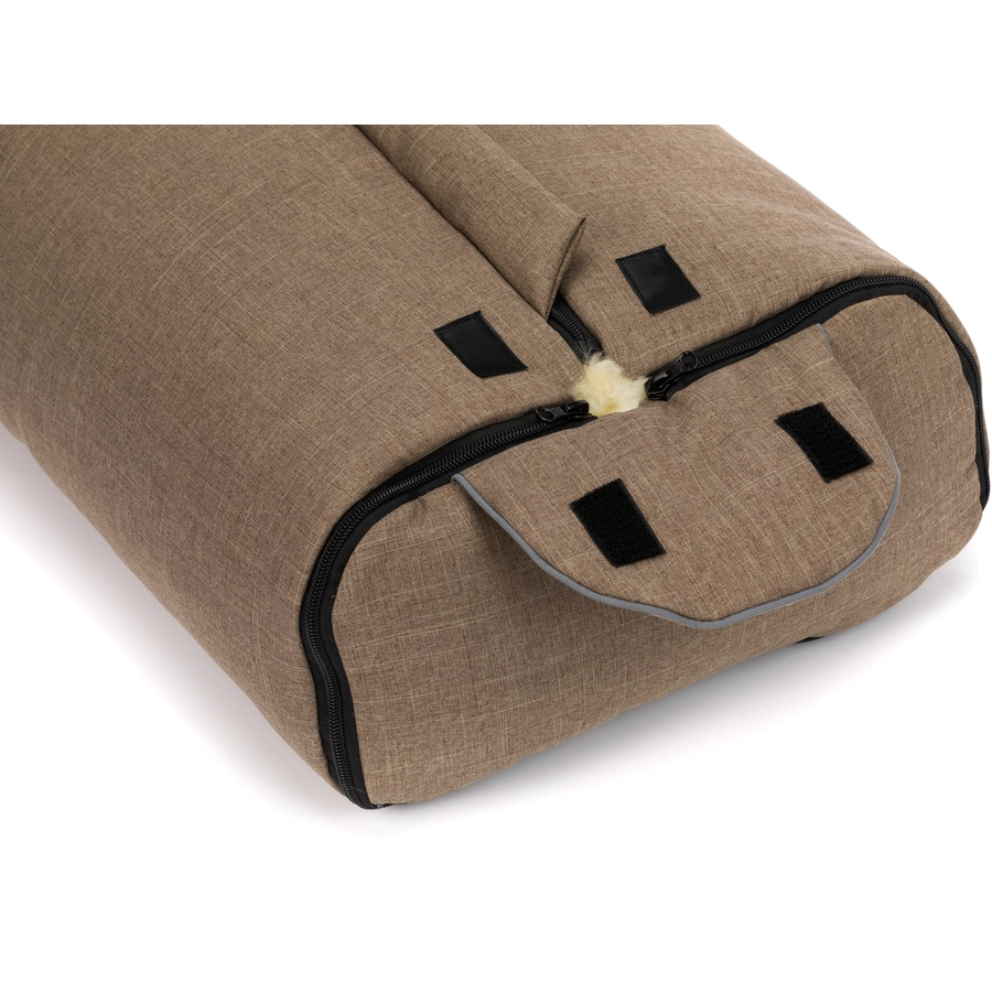 fillikid Winterfußsack Tacama Lammfell braun melange