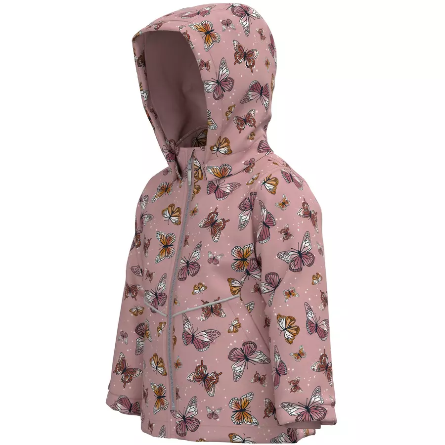 name it Jacke Nmfmaxi Pale Mauve Butterfly
