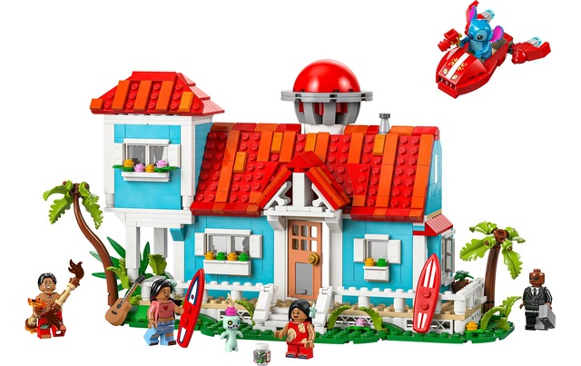 LEGO® Spielbausteine »Disney Das Strandhaus aus Lilo und Stitch 43268«