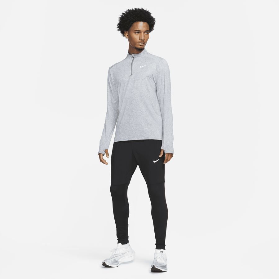 Nike Haut Running 1/2 Zip Dri-FIT Element - Gris/Gris