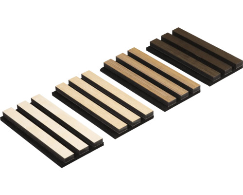 Akoestisch paneel Nordic Acoustics klassiek eiken 2400 x 605 x 22 mm