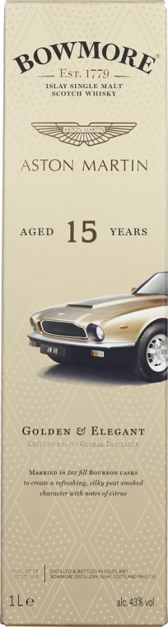 BOWMORE 15 YEARS ASTON MARTIN AM V8 1LTR
