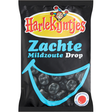 Harlekijntjes Zachte Mildzoute Drop 300 g