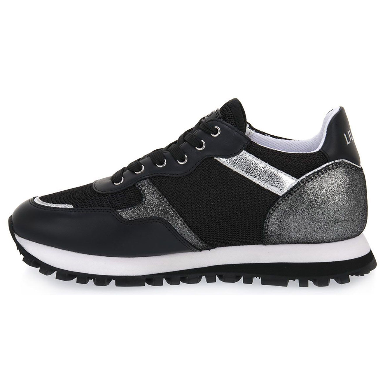 Liu-Jo Sneakers plateforme en Cuir Valentine noires