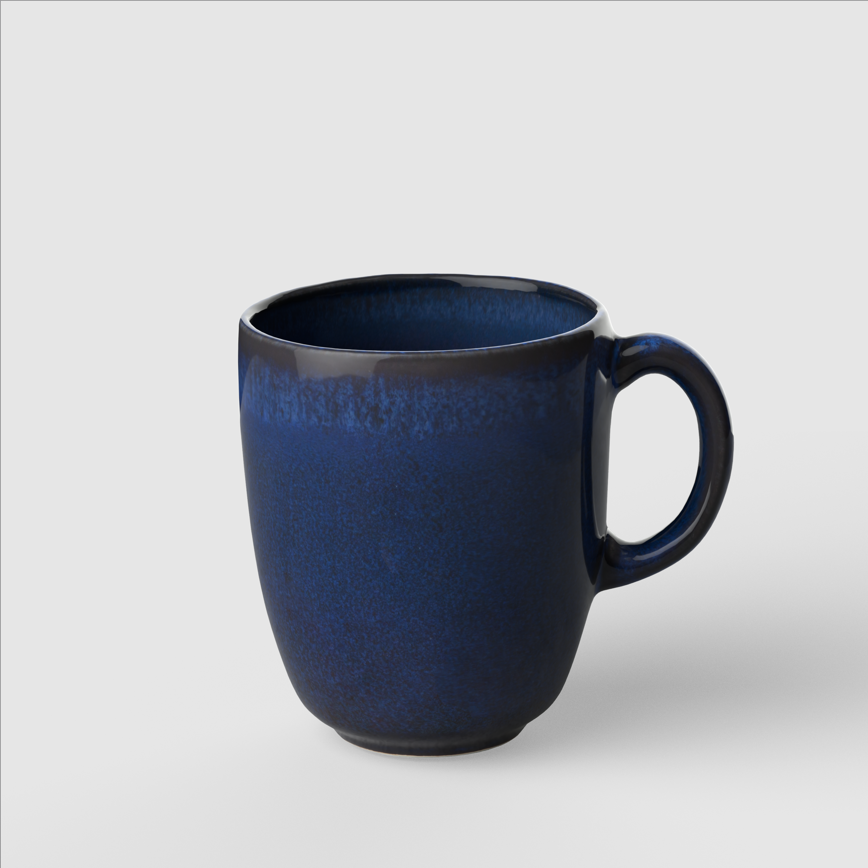 Lave Mug Blue, 11.5 oz, earthenware