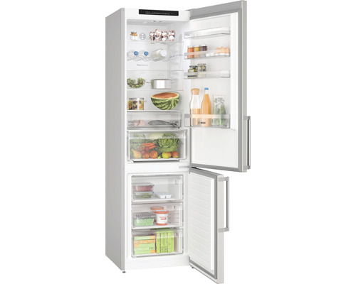 Bosch KGN39VICT koel-vriescombinatie, afmetingen (B x H x D): 60 x 203 x 66,5 cm, koelgedeelte: 260 l, vriesgedeelte: 103 l