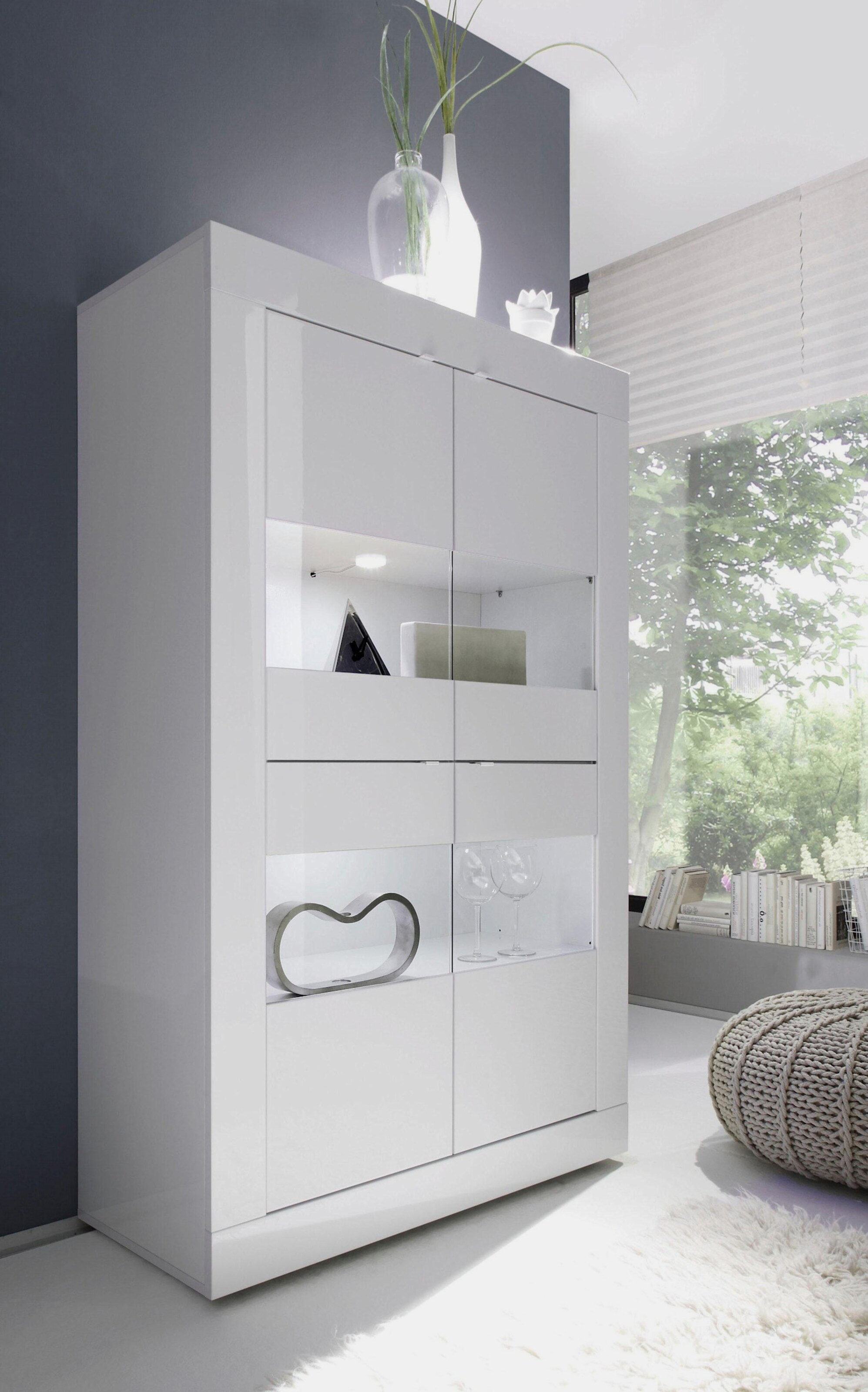 Stauraumvitrine