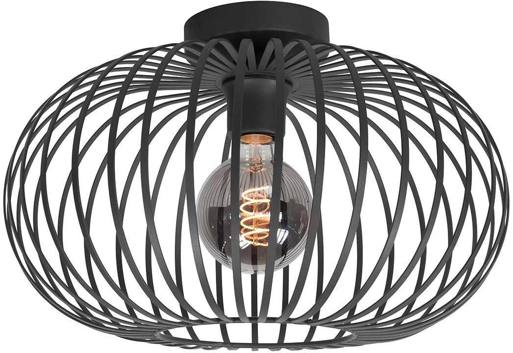 Plafondlamp Zwart Bolato ⌀38  x H27 cm