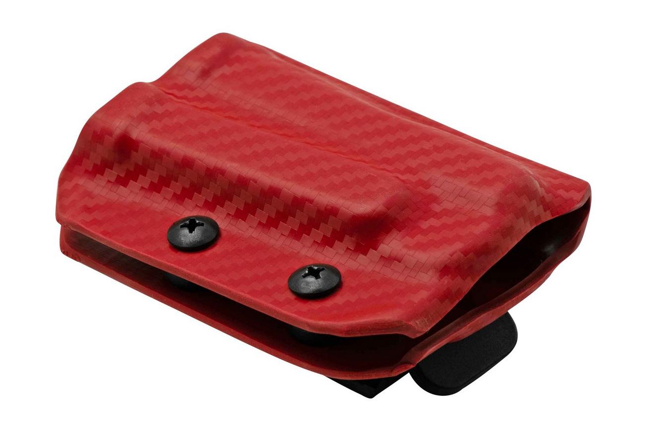 Clip And Carry Kydex Sheath Gerber Suspension NXT, Carbon Fiber Red GSUSP-NXT-CF-RED riemholster
