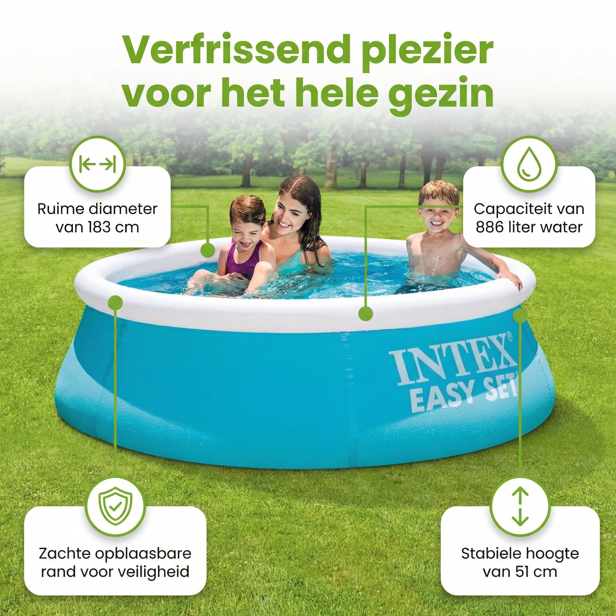 Intex easy set 183x51cm zwembad