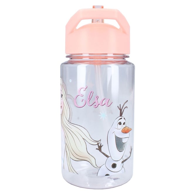 Die Eiskönigin 2 - Trinkflasche - Let's eat - rosa