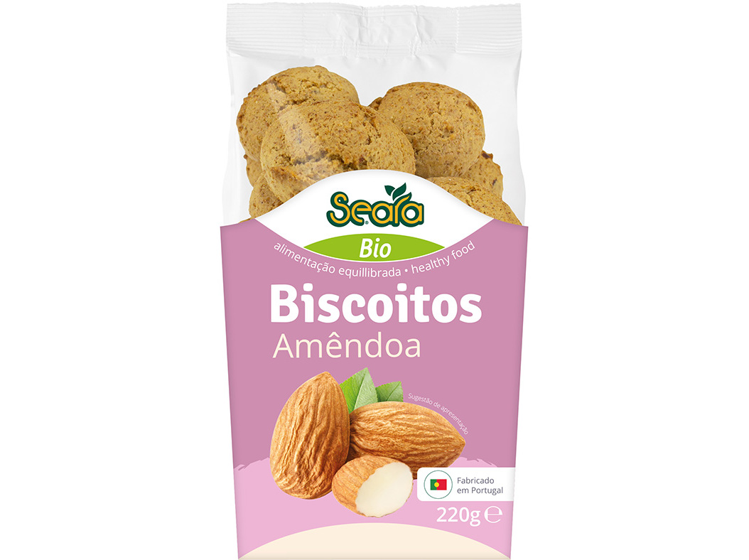 BISCOITOS SEARA DE AMÊNDOA BIO 220G