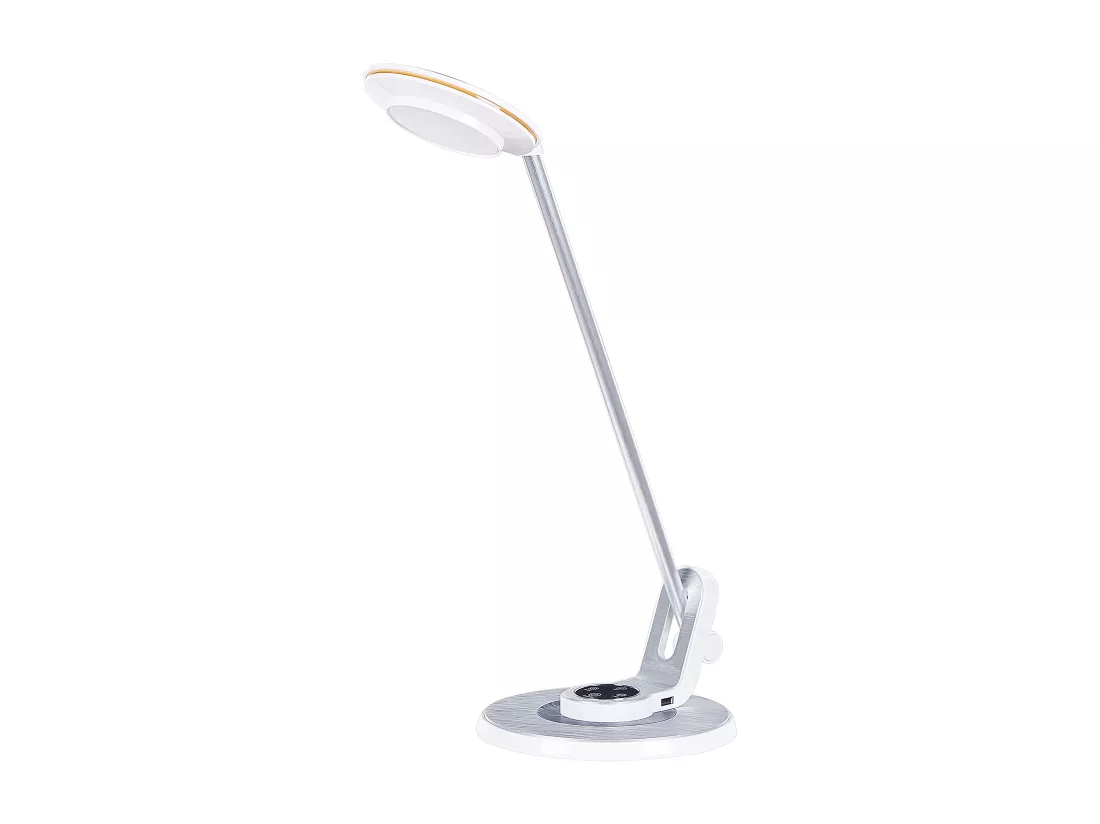 Lampe de bureau LED CORVUS Avec variateur Métal Blanc/argenté
