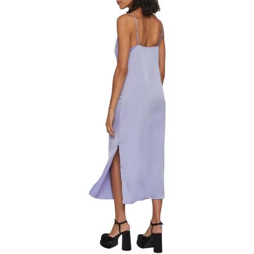 Vila - VIELLETTE SINGLET SATIN DRESS Violeta