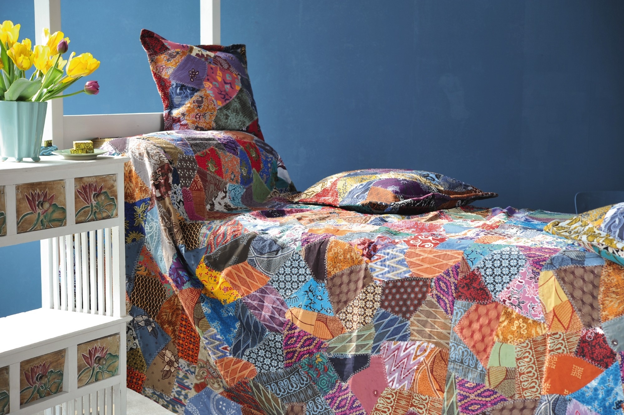 Tagesdecke, multicolor, L 240 cm, B 240 cm von fischer's lagerhaus