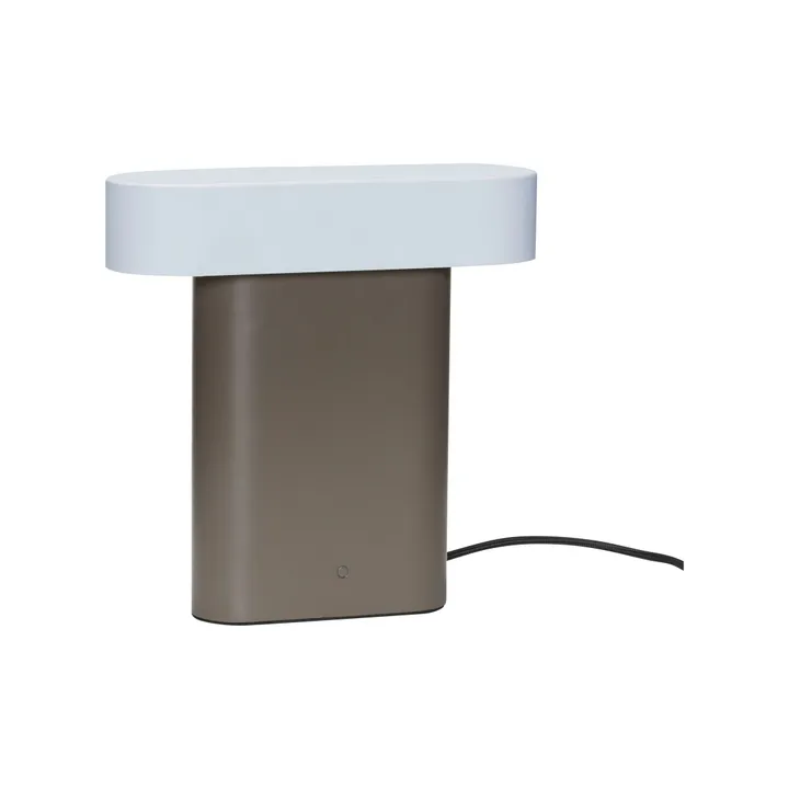 Hübsch Lampe à poser Sleek | Gris