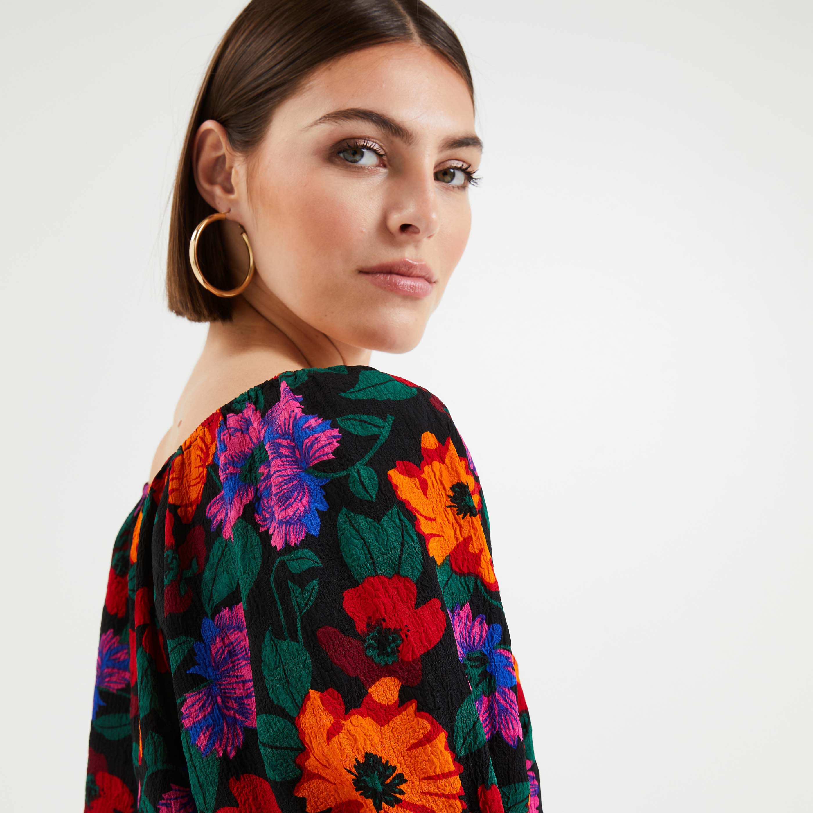 Blouse fleurie femme - IMPRIME