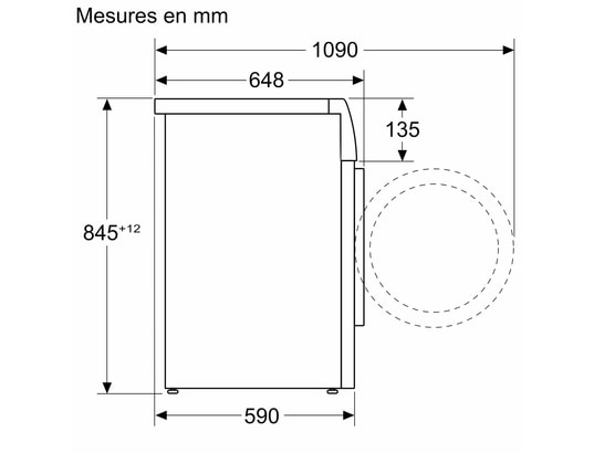 BOSCH - Lave linge Frontal WGB244A2FR