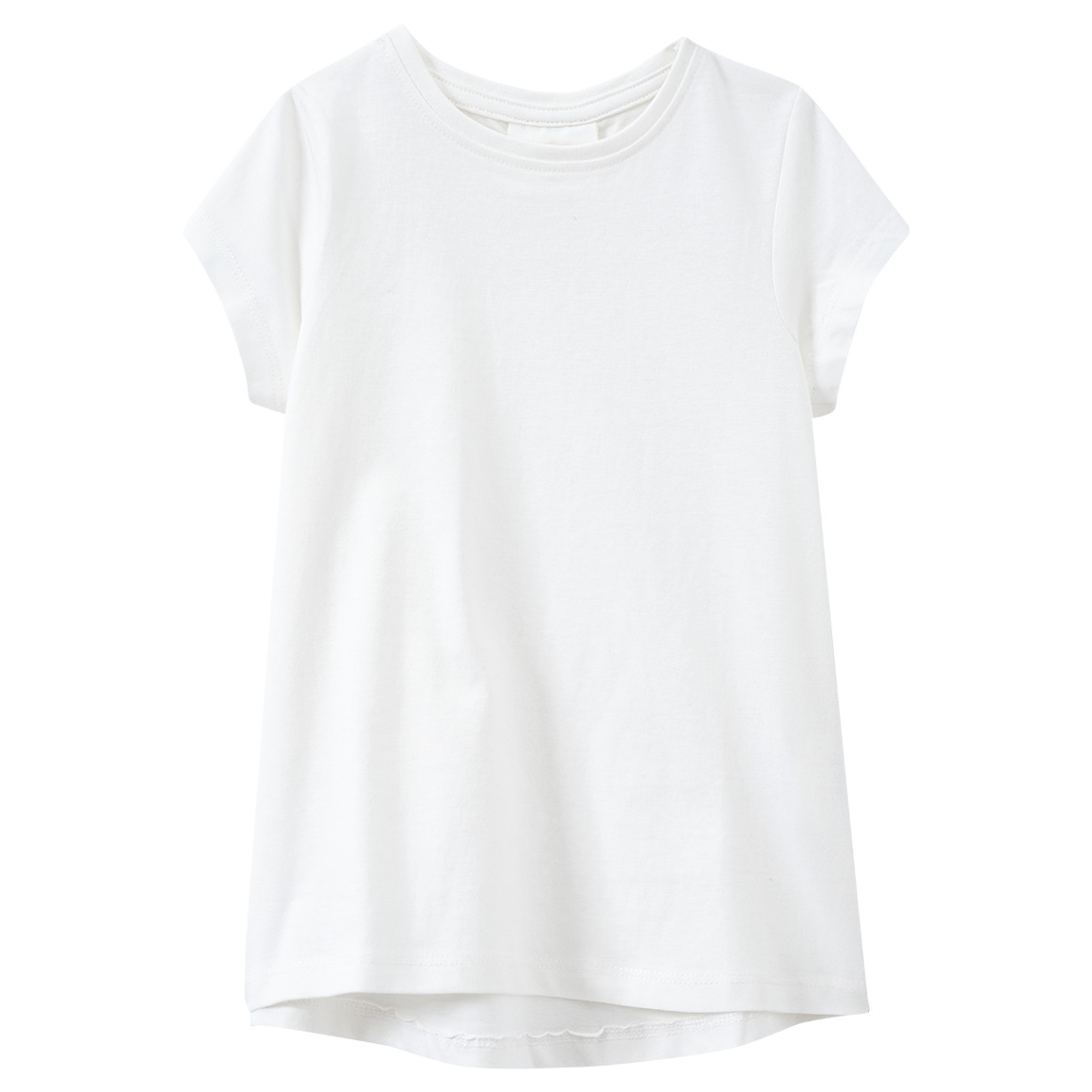 Famy 3 Mädchen T-Shirts im Basic-Look hellrosa / weiss / dunkelblau
