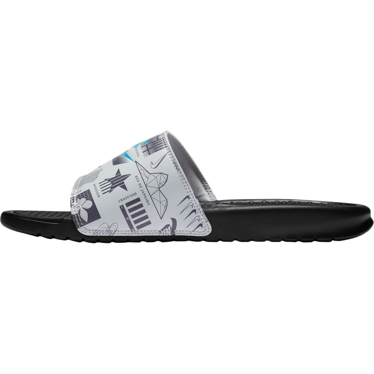 Nike Benassi Just Do It Print Badesandaler