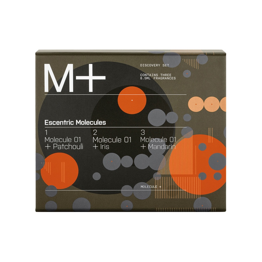 Escentric Molecules M+ Patchouli, Iris, Mandarin Discovery Set 3x8,5ml