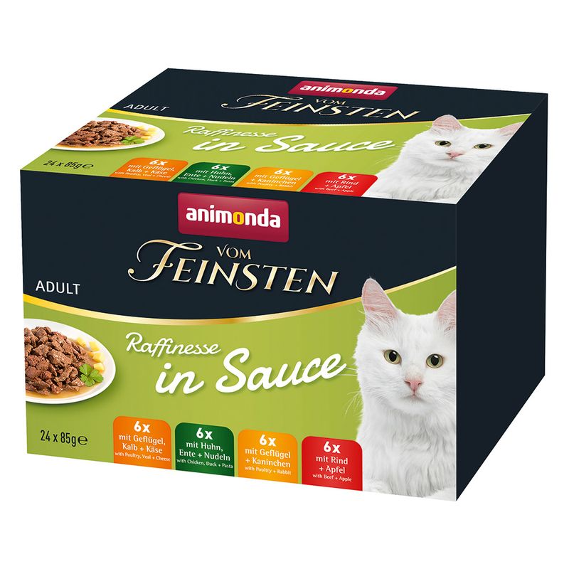 Lot mixte animonda vom Feinsten Adult Raffinesse en sauce
