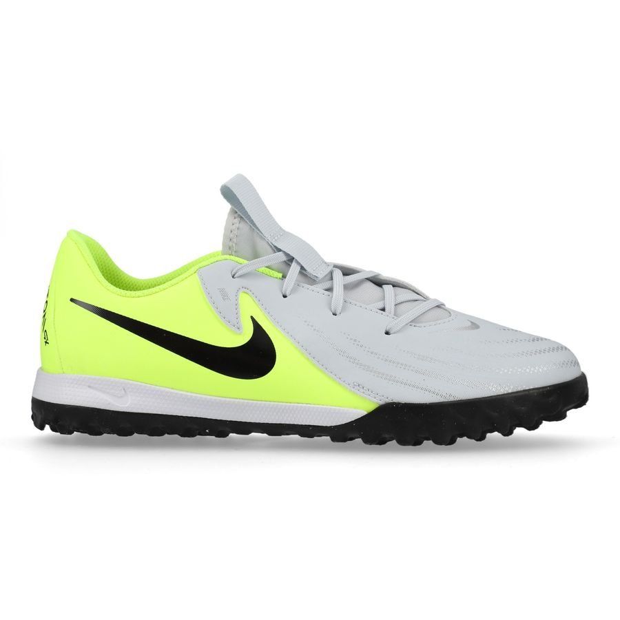 Nike Phantom GX II Academy TF Mad Voltage - Argenté/Noir/Jaune Fluo Enfant