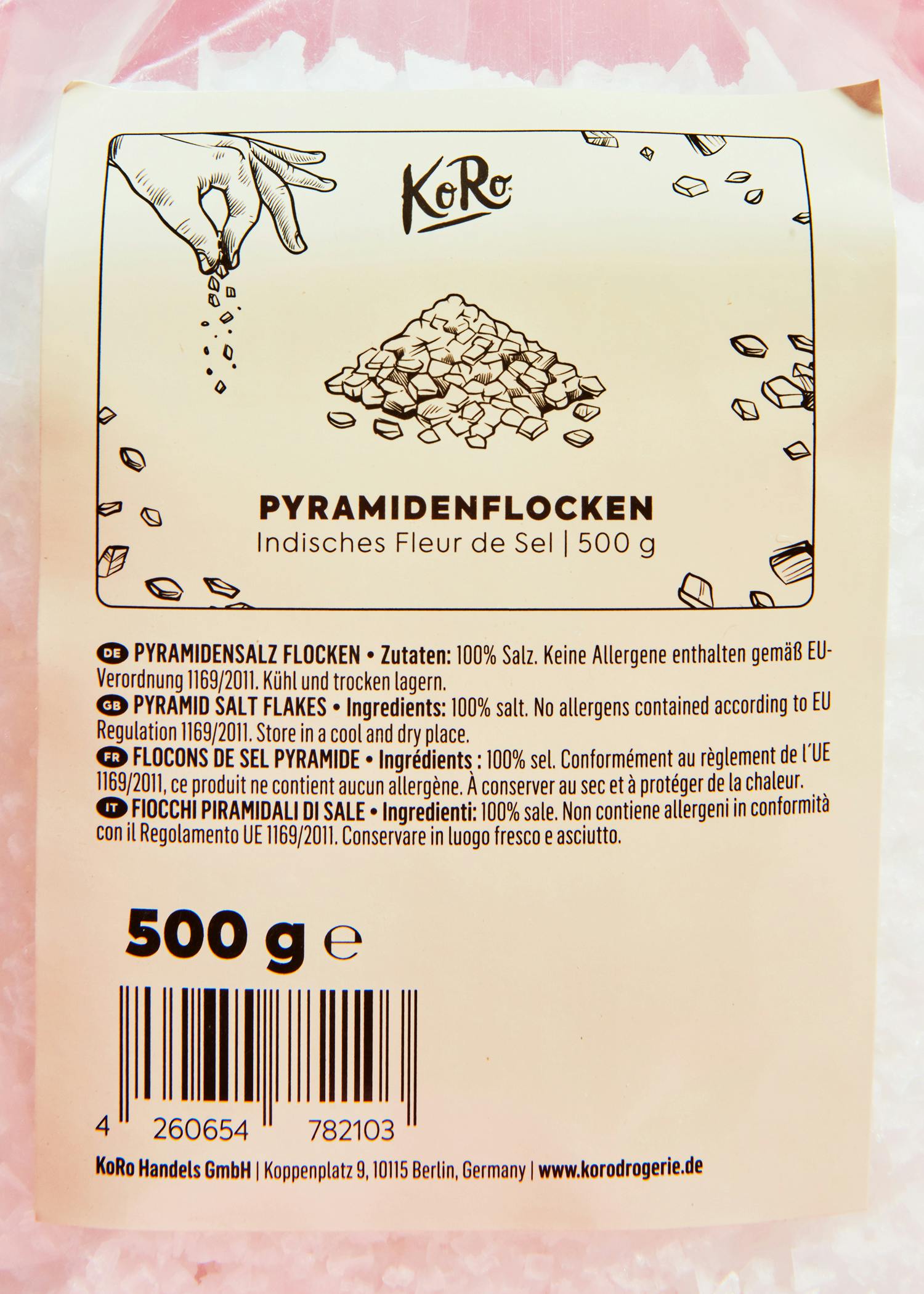 Pyramidensalz 500 g