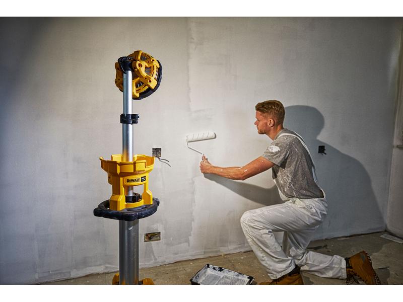 DEWALT Akku-LED-Baustellenstrahler DCL079 18 V, Solo 18 V Akku-LED-Leuchte aus der innovativen XR-Serie