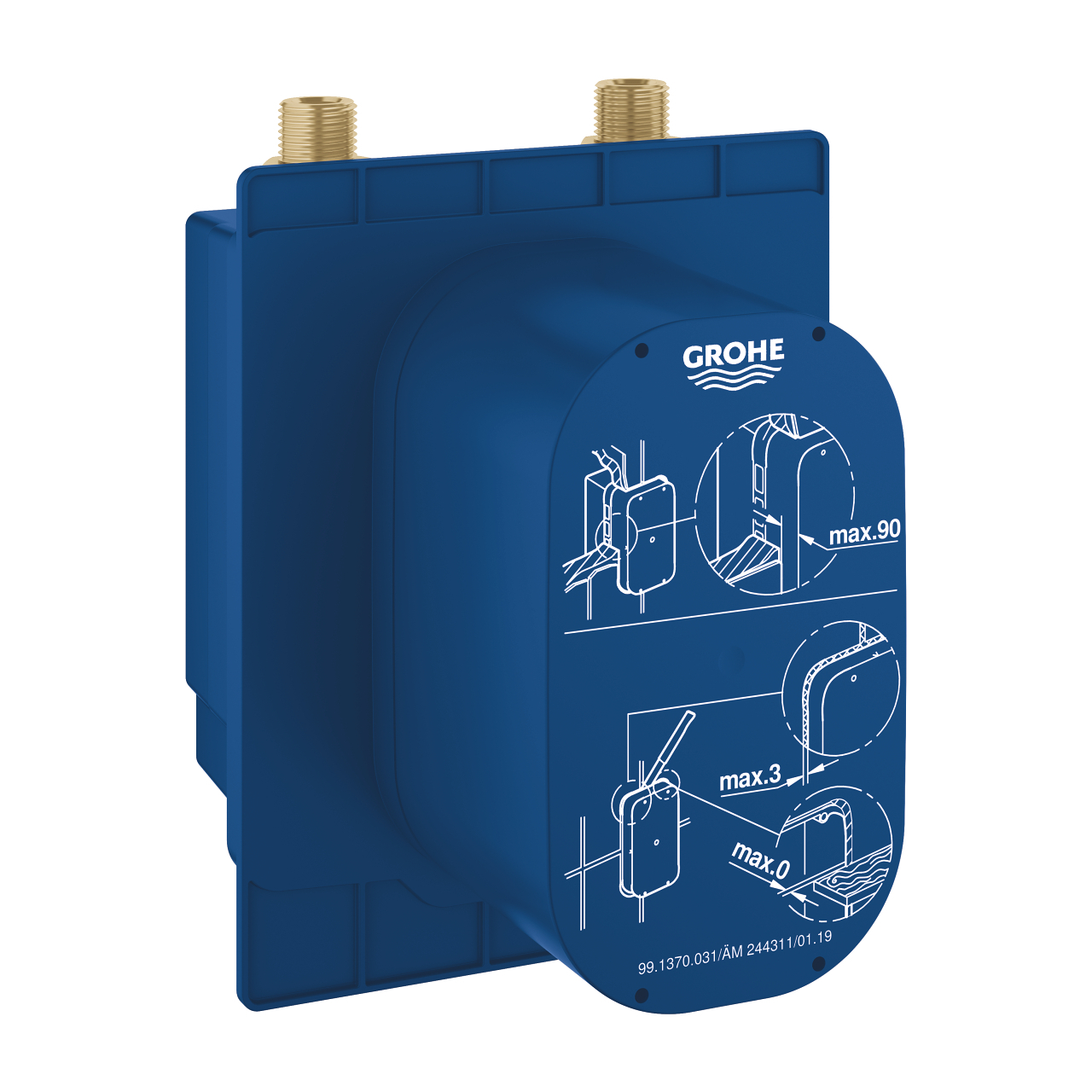 Grohe Eurosmart Cosmopolitan E inbouwbox voor thermostatische wandkraan infrarood
