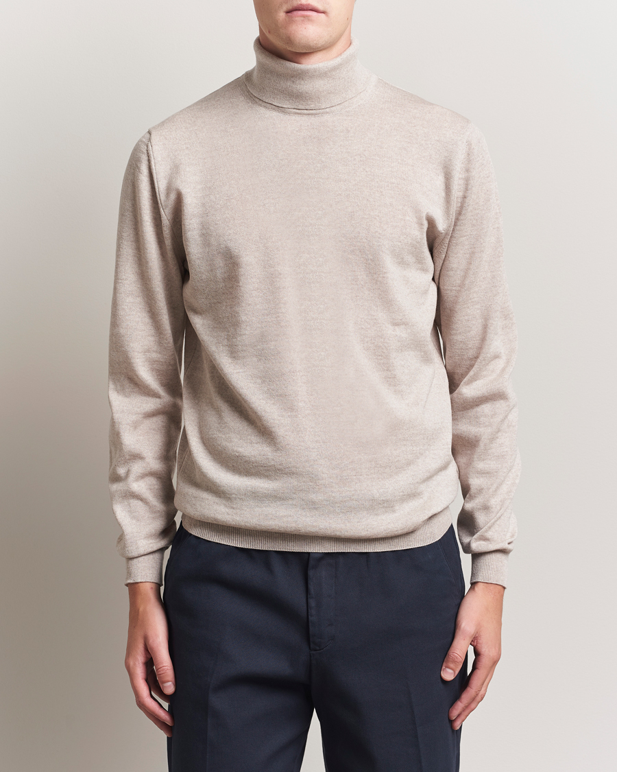 Stenströms Merino Rollneck Beige